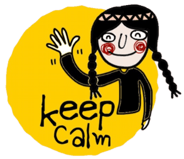 Mimi in black (Eng) sticker #15150125