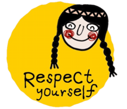 Mimi in black (Eng) sticker #15150127