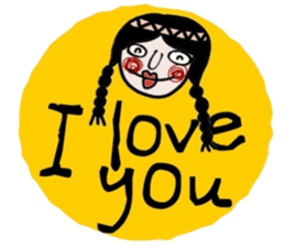 Mimi in black (Eng) sticker #15150128