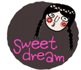 Mimi in black (Eng) sticker #15150136