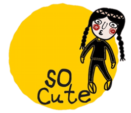 Mimi in black (Eng) sticker #15150139