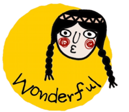 Mimi in black (Eng) sticker #15150140