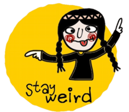 Mimi in black (Eng) sticker #15150142