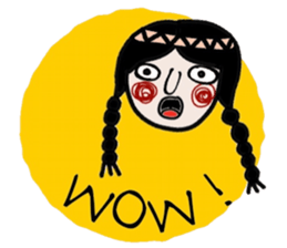 Mimi in black (Eng) sticker #15150143