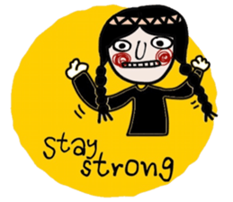 Mimi in black (Eng) sticker #15150146