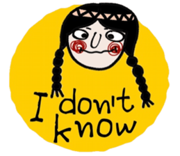 Mimi in black (Eng) sticker #15150147