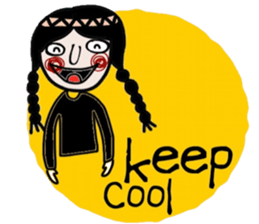 Mimi in black (Eng) sticker #15150149