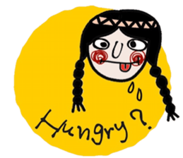 Mimi in black (Eng) sticker #15150153