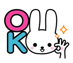 rabbit-talk sticker #15150412