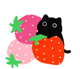 Large font size sticker & pastel & cat sticker #15151055