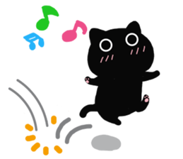 Large font size sticker & pastel & cat sticker #15151071