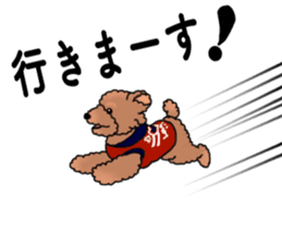 YUTAN the Toy Poodle sticker #15151994