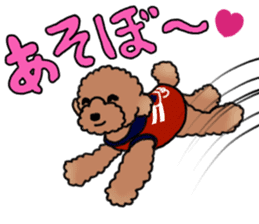 YUTAN the Toy Poodle sticker #15151997
