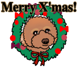 YUTAN the Toy Poodle sticker #15152015