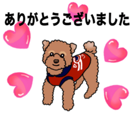 YUTAN the Toy Poodle sticker #15152025