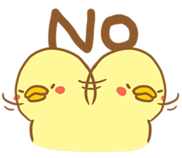 Cute chickens is mad! sticker #15152031