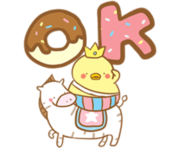 Cute chickens is mad! sticker #15152032