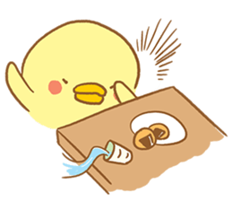 Cute chickens is mad! sticker #15152033