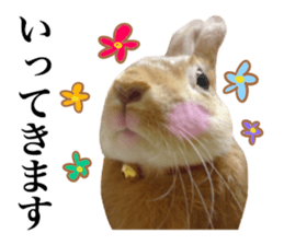 PEACH THE RABBIT USAGI 2 sticker #15152189