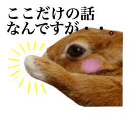 PEACH THE RABBIT USAGI 2 sticker #15152214