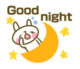 Rabbit's English sticker sticker #15153094