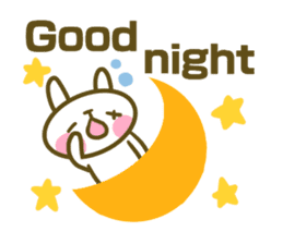 Rabbit's English sticker sticker #15153094