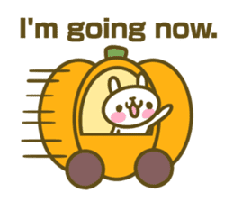 Rabbit's English sticker sticker #15153099