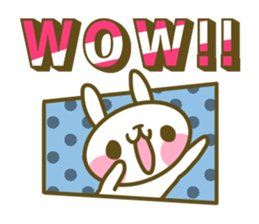 Rabbit's English sticker sticker #15153101