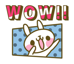 Rabbit's English sticker sticker #15153101