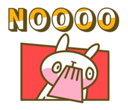 Rabbit's English sticker sticker #15153102