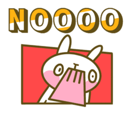 Rabbit's English sticker sticker #15153102