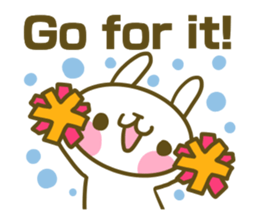 Rabbit's English sticker sticker #15153106