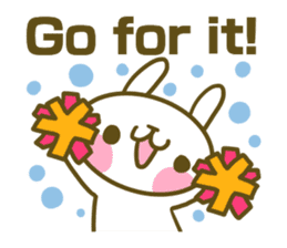 Rabbit's English sticker sticker #15153106