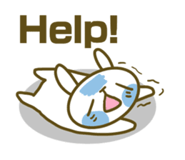 Rabbit's English sticker sticker #15153121