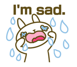 Rabbit's English sticker sticker #15153122