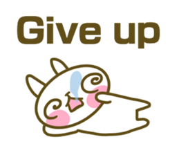 Rabbit's English sticker sticker #15153123