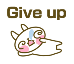 Rabbit's English sticker sticker #15153123