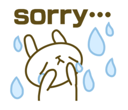 Rabbit's English sticker sticker #15153126
