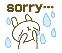 Rabbit's English sticker sticker #15153126