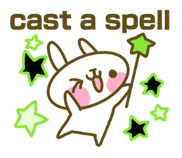 Rabbit's English sticker sticker #15153128