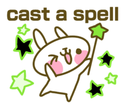 Rabbit's English sticker sticker #15153128