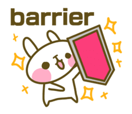 Rabbit's English sticker sticker #15153129