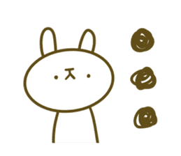 Rabbit's English sticker sticker #15153130