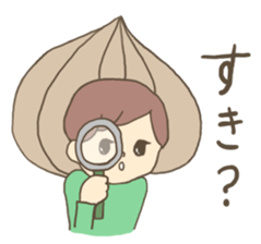 Vegetable tasty girl sticker #15153387