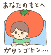 Vegetable tasty girl sticker #15153388