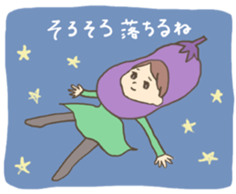 Vegetable tasty girl sticker #15153395