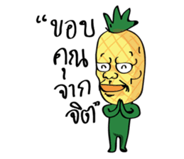 Pineapple Human sticker #15153471