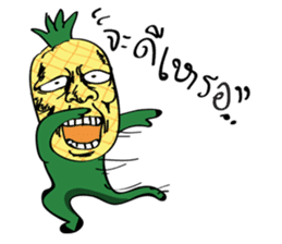 Pineapple Human sticker #15153473