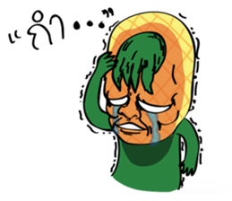 Pineapple Human sticker #15153486