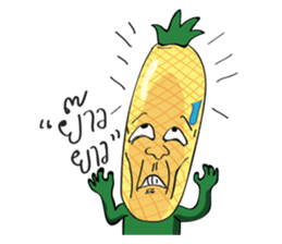 Pineapple Human sticker #15153489